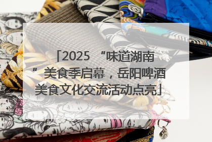 2025 “味道湖南”美食季启幕，岳阳啤酒美食文化交流活动点亮