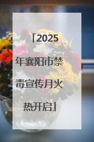2025年襄阳市禁毒宣传月火热开启