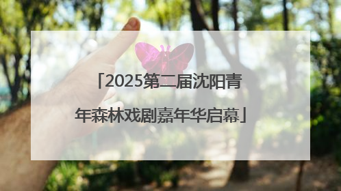 2025第二届沈阳青年森林戏剧嘉年华启幕