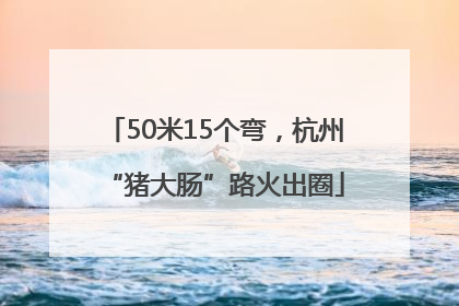 50米15个弯，杭州“猪大肠”路火出圈