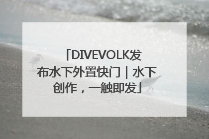 DIVEVOLK发布水下外置快门｜水下创作，一触即发