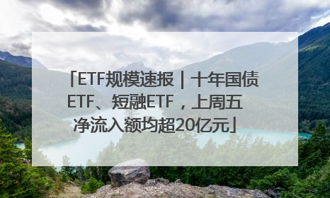 ETF规模速报｜十年国债ETF、短融ETF，上周五净流入额均超20亿元