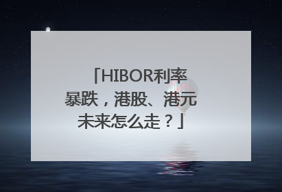 HIBOR利率暴跌，港股、港元未来怎么走？