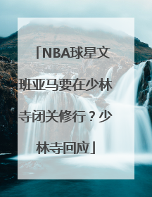 NBA球星文班亚马要在少林寺闭关修行？少林寺回应